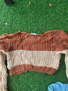 Crochet Knit Crop Top