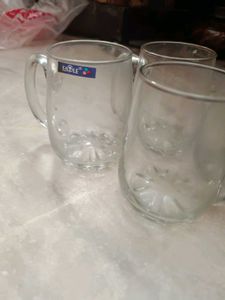 Eagle Glass Mugs (Set of 2)