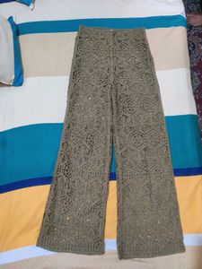 Crochet Wide Leg Pants