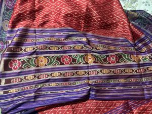 Pure Silk Ikkat Saree