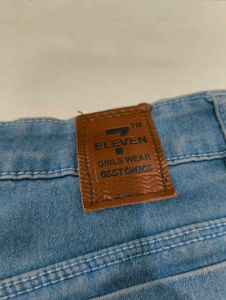 Light Wash Denim Shorts