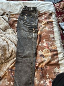 Gray Cargo Pants