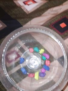 This Is Fish Tank And Flowers Inside
