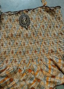 Crop Top With Plazzo