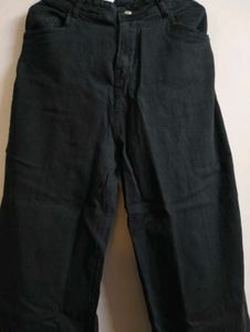 Black Straight Fit Jeans