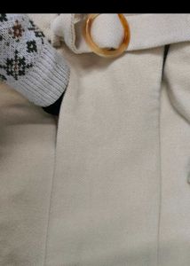 Madame Off White Overcoat