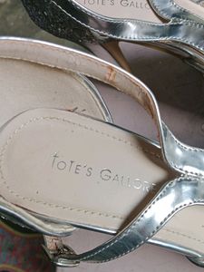 TOTE&#39;S GALLORE Stylish Silver Heel(39)