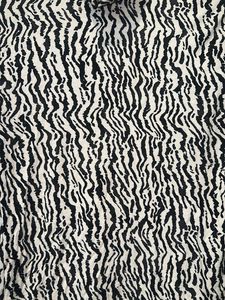 Zebra Print Turtleneck Top