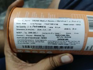 Sirona Menstrual Cup
