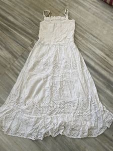 White Eyelet Dress