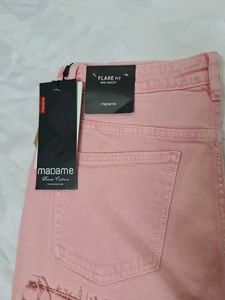 Branded Pink Flare Jeans
