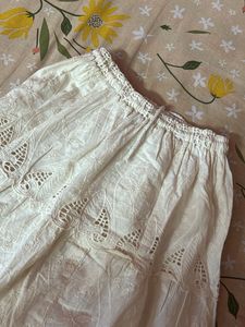 White Long Skirt