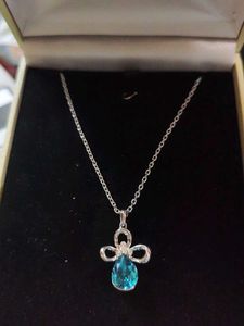 Swarovski Blue Pendant