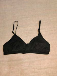 Everyday Cotton Black Bra