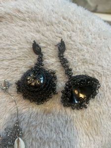 Oxidised Earings