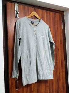 Amstead Brand Gray Colour T Shirt For Men