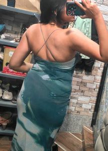 Abstract Print Slip Dress