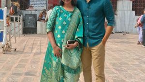 Festive Sea Green Colour Kurti Set