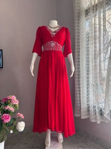 RED plus size  LUXE GOWN FIXED PRICE