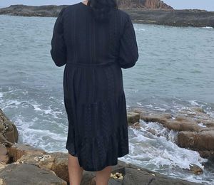 Black Maxi Dress (ZARA)