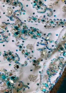 Teal Embroidered Salwar Kameez Suit