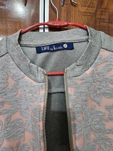 Grey And Pink Jacket