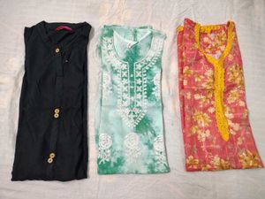 3 kurta combo