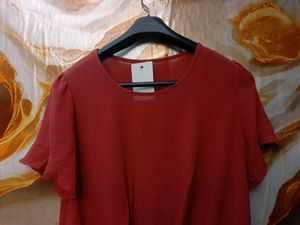 New with Tag korean Cute Flair Aline Top
