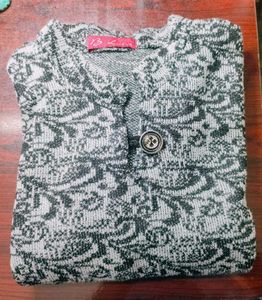 Patterned Knit Cardigan