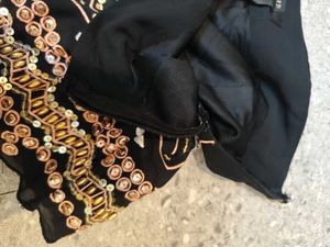 Embellished Black Ibiza Shorts