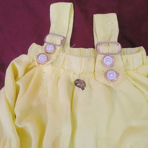 Yellow Ruffled Dress