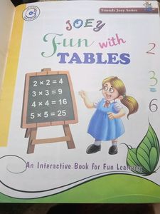 Joey Fun With Tables Book