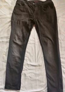 Stylish Black  faded Denim Jeans