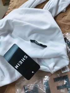 shein crop off shoulder top