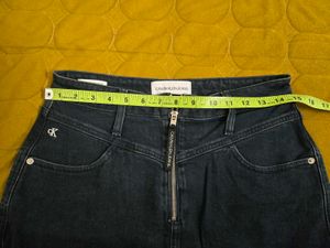 Calvin Klein Denim Mini Skirt waist 30