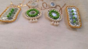 Hair Pin And Earrings