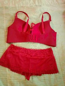 Hot Red Sexy  Lingerie Set