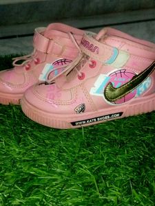 Pink Nike-inspired Sneakers