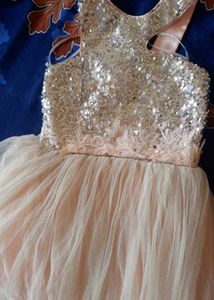 Sparkly Baby Pink Party Dress
