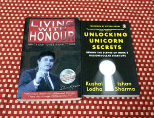 Business Books: Living with Honour & Unlocking Uni