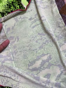 Green Animal Print Dress