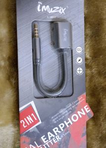 Dual Earphones Jack Splitter
