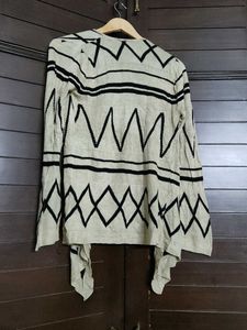 Rue21 Women Striped Open Front Cardigan