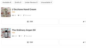 L'Occitane Hand Cream And Ordinary Argan