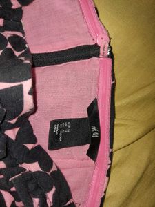 H&amp;M Black Pink Tube Dress