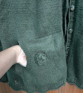 Handmade Green Cardigan