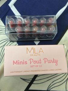 Mila Beaute Minis Pout Party - Set of 12