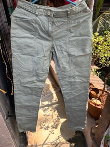 Beige Cargo Pants