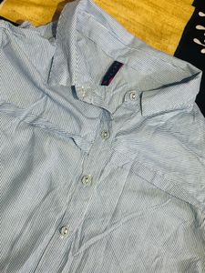 Striped Button-Down Shirt