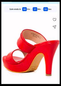 Red High Heel Mules✨👠